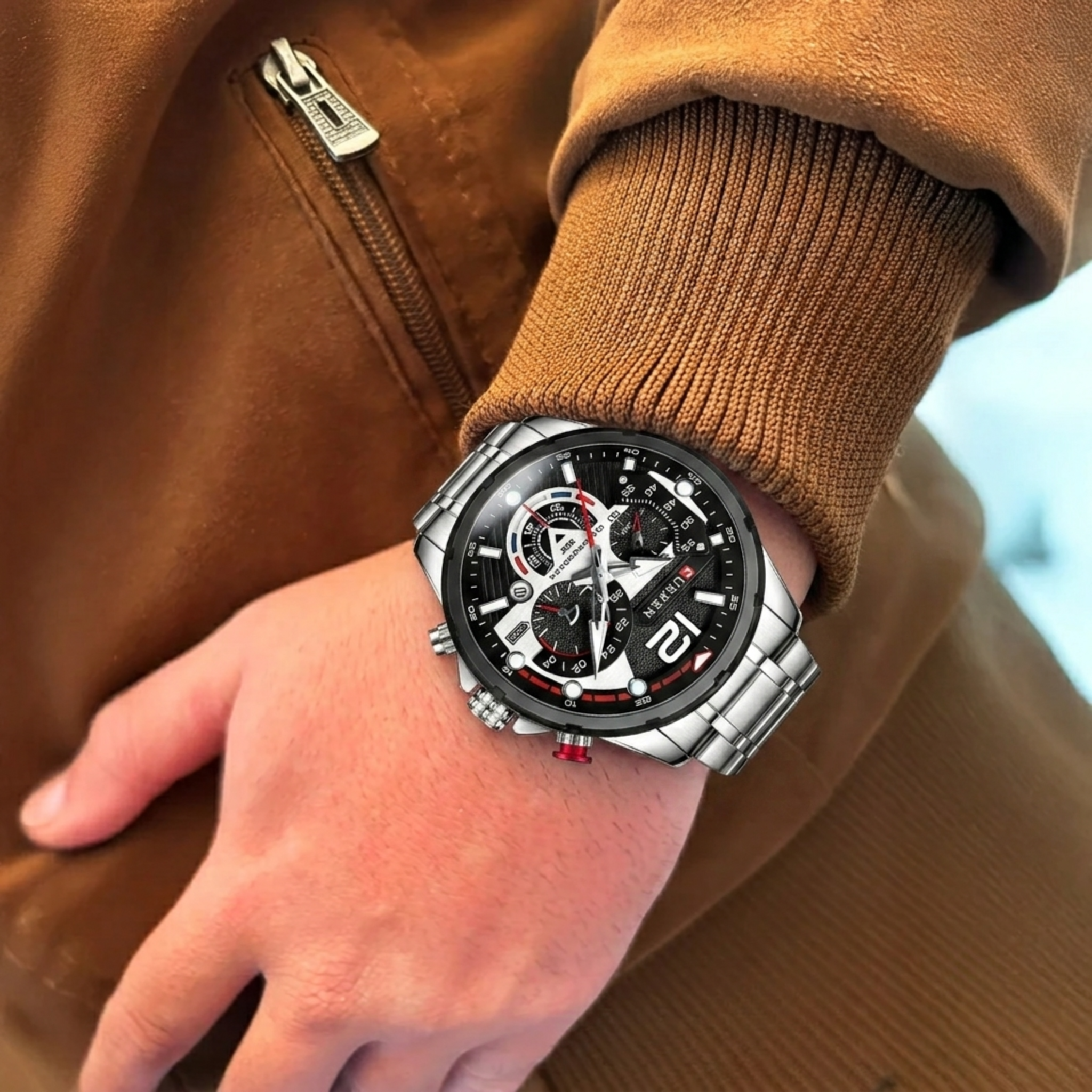 Reloj Curren + Regalo Gratis